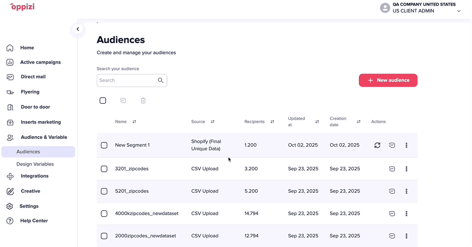 Audience-management