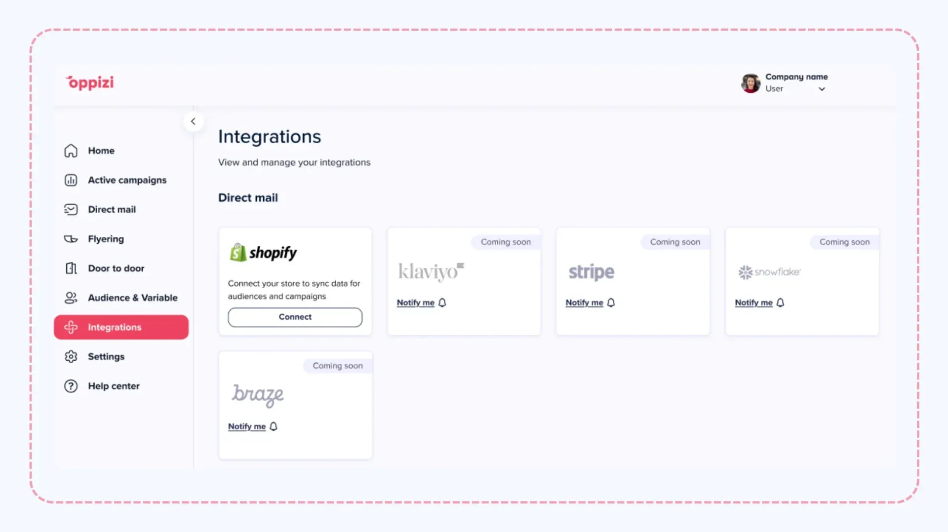 oppizi shopify integration