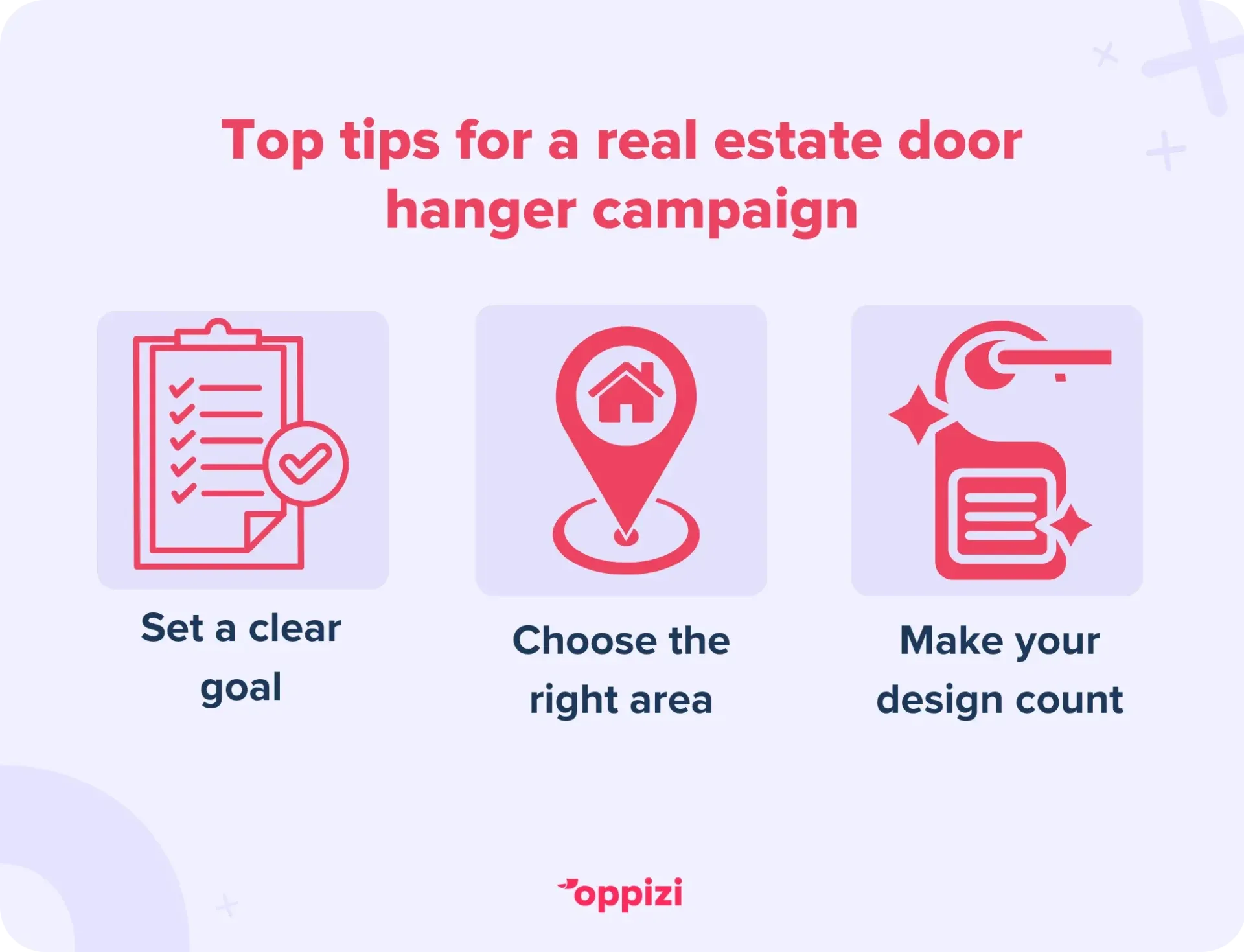 real estate door hanger tips