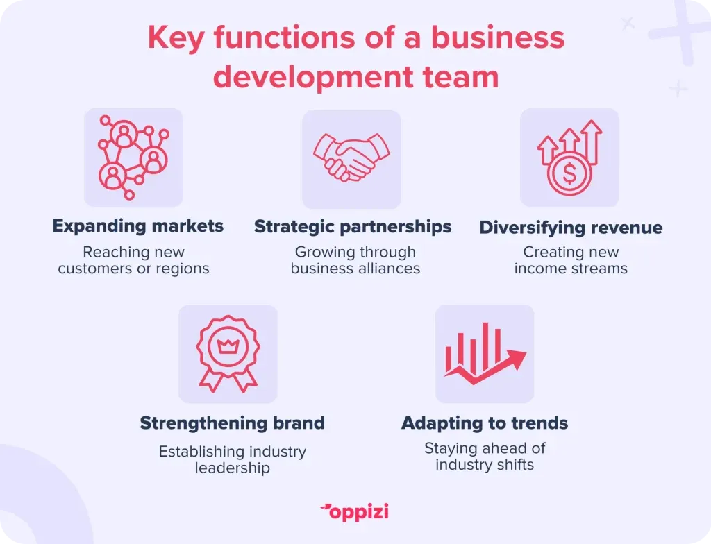 what does a business development team do