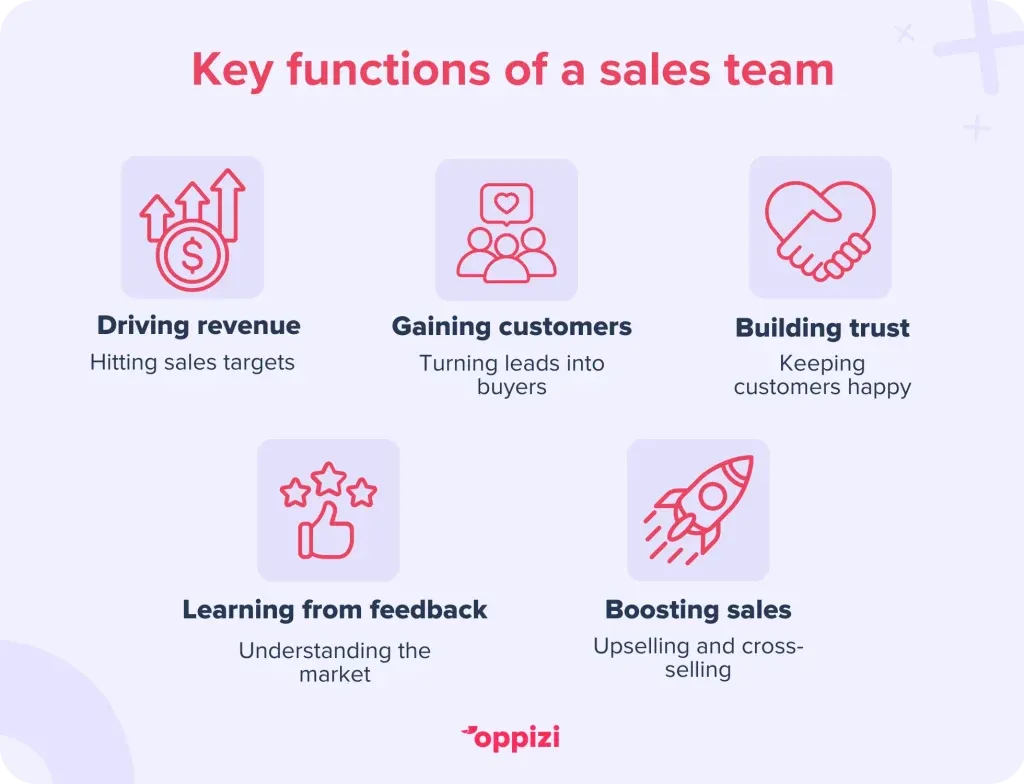 what does a sales team do