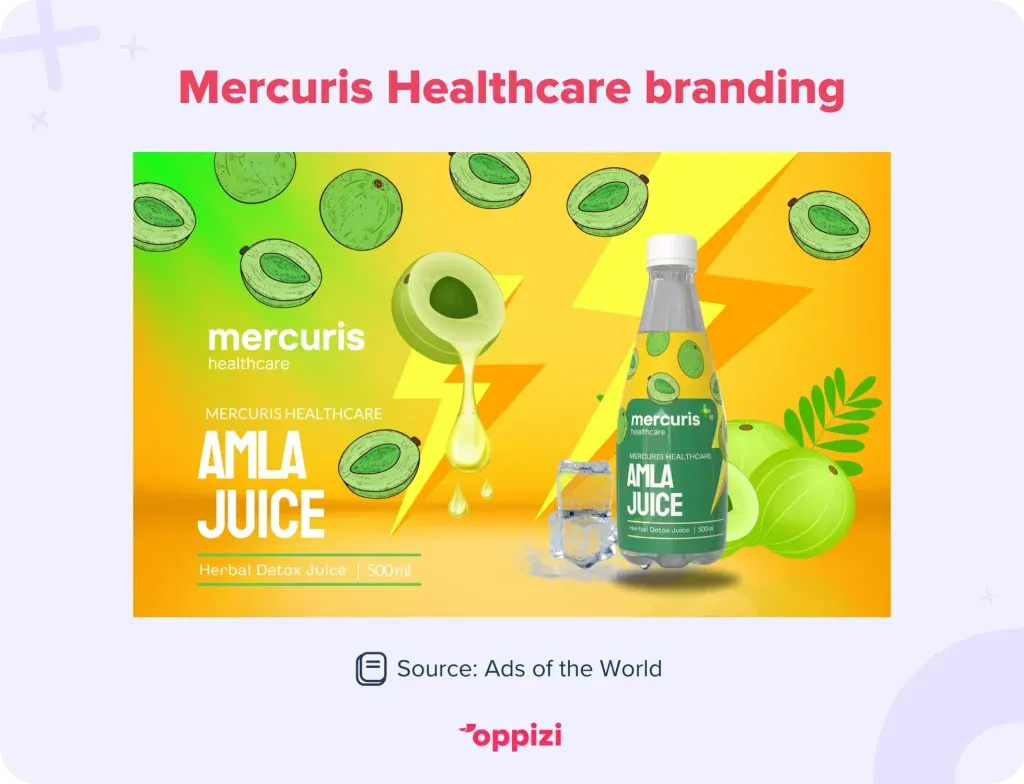 mercuris healthcare branding