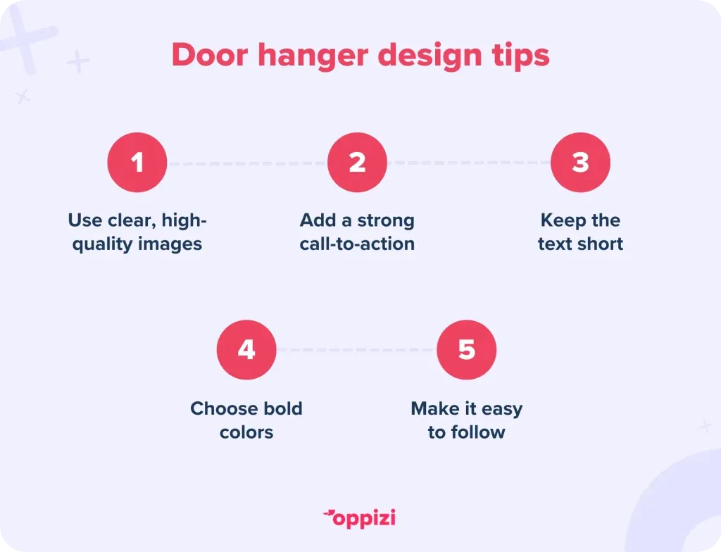 door hanger design tips