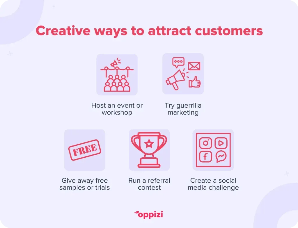 creative ways to attract new customers