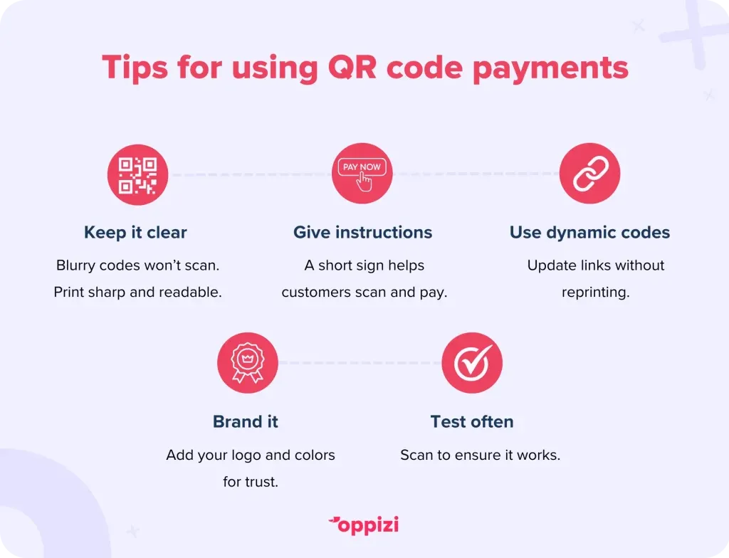 tips for using qr code payments