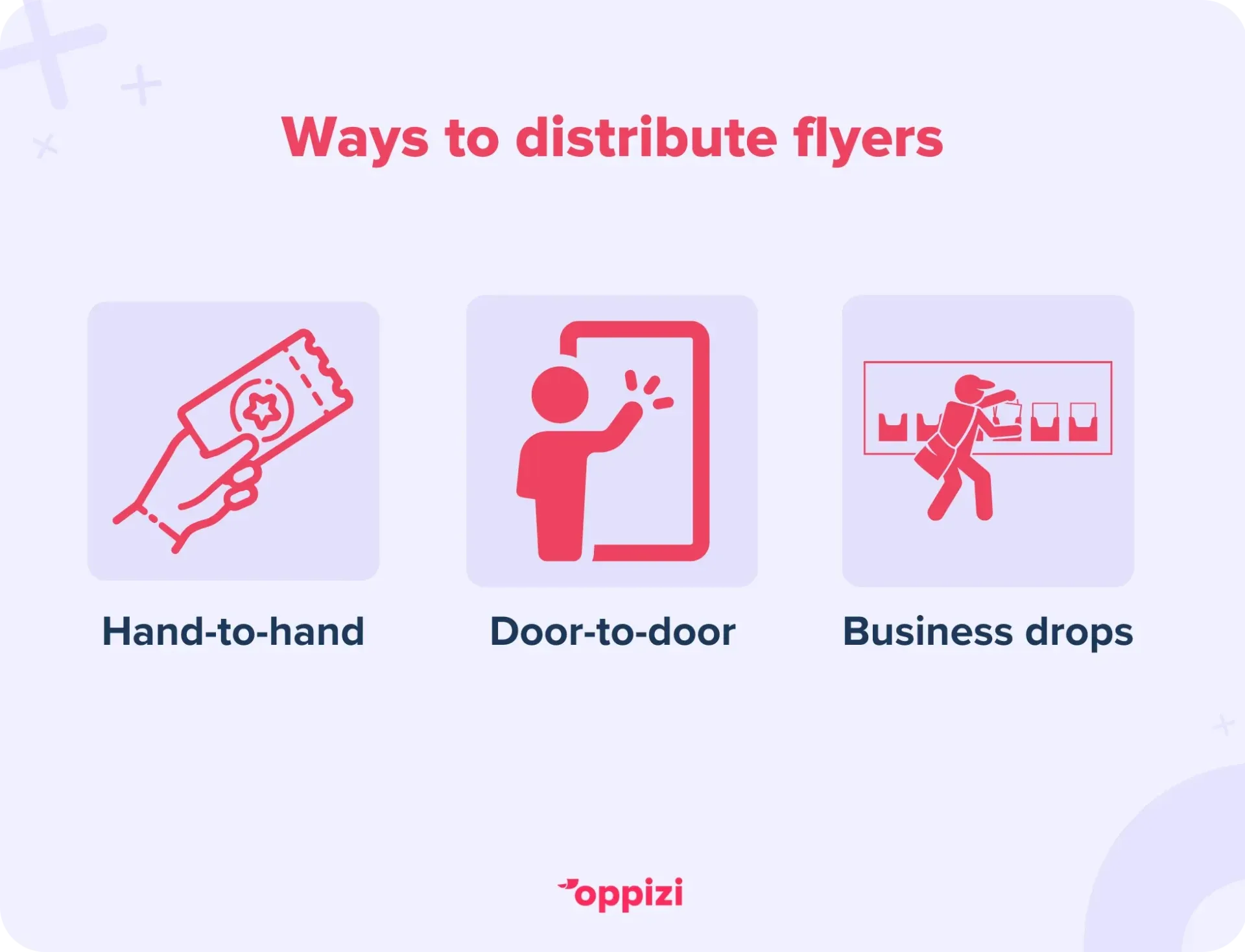 ways to distribute flyers